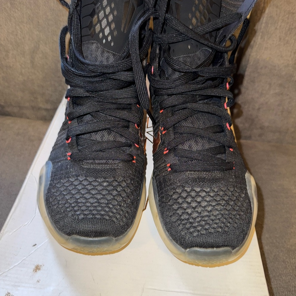 Black and Red Athletic Sneakers